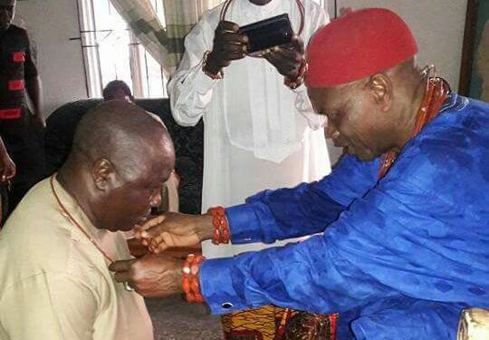 BASHORUN OGIEH CONFFERED WITH "OSE EMO" CHIEFTAINCY TITLE ***Promises More Empowerment In Isoko