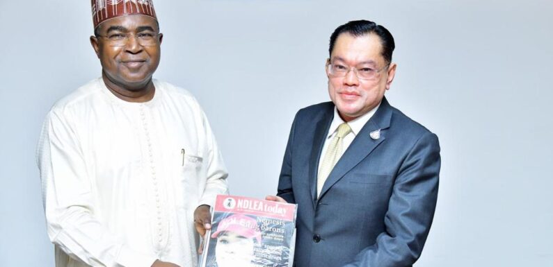 Thailand Govt commends NDLEA over drastic drop in number of Nigerians in Thai prisons