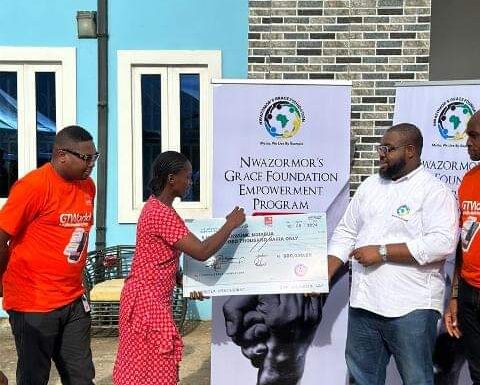 Nwazormor’s Grace Foundation Empowers Over 50 Aniocha North Skilled Youths With N500,000 Each, As Foundation Pledges To Remain Relentless In Their Humanitarian Services