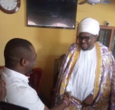 Azemhe Azena visits top traditional ruler in Edo North