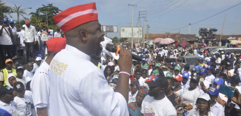 Edo Guber: Azemhe Azena storms Benin City with a Peace March