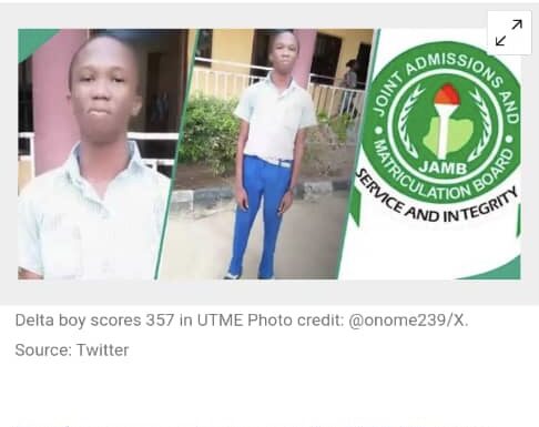 Delta UTME highest Scorer Unveiled