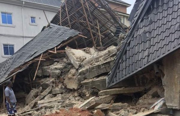 Two Rescued, Operation Continues as Anambra Police Respond to Building Collapse in Amawbia Market